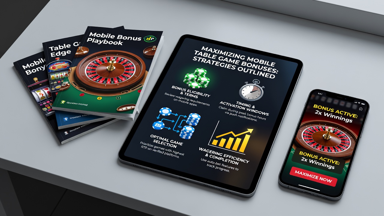 Close-up of roulette wheel interface on a tablet with bonus progress tracker overlay